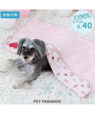 PET PARADISE ディズニー ミニーマウス クール ブランケット 《ハート柄》