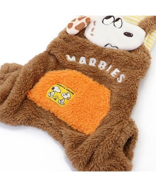 PET PARADISE スヌーピー ボア つなぎパンツ 《マーブルス》 中型犬 マーブルス