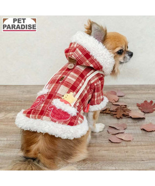 PET PARADISE ディズニー くまのプーさん 手袋風ポケット コート 小型犬　　