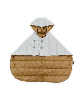 PET PARADISE ペットパラダイス フード付 防寒 ブランケット 小 グレー