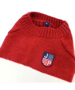 PET PARADISE J.PRESS モヘア トリコロール ニット  小型犬 -