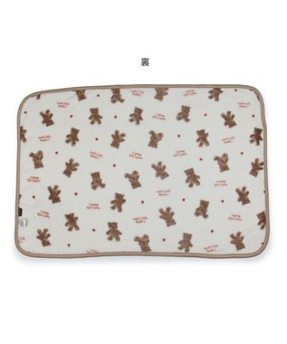 PET PARADISE ペットパラダイス ブランケット 《くまちゃん柄》 90×60cm ブラウン