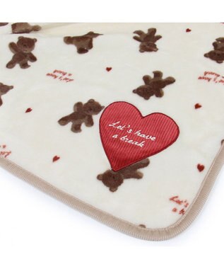 PET PARADISE ペットパラダイス ブランケット 《くまちゃん柄》 90×60cm ブラウン