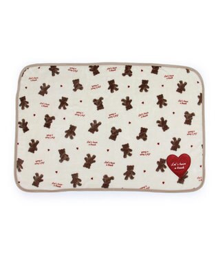 PET PARADISE ペットパラダイス ブランケット 《くまちゃん柄》 90×60cm ブラウン