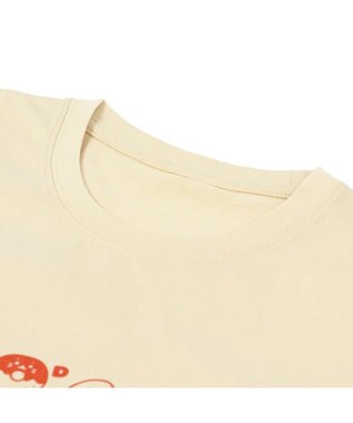 Mother garden しろたん Tシャツ 半袖  《ABCしろたん柄》 クリーム色 ユニセックス 男女兼用 クリーム色