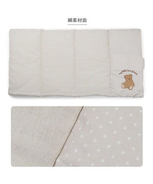 PET PARADISE ペットパラダイス  クールロールマット 《くまちゃん》 ホワイト×ブラウン