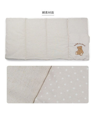 PET PARADISE ペットパラダイス  クールロールマット 《くまちゃん》 ホワイト×ブラウン