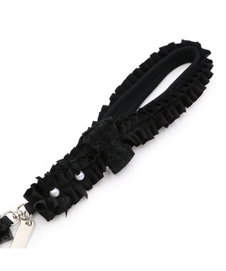 PET PARADISE cherircouture ツイード リボンリード 《ブラック》 ４Ｓ～３Ｓ ブラック