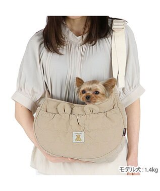 PET PARADISE ペットパラダイス くまちゃん ソフトスリング SS  超小型犬 ～約2kg ベージュ