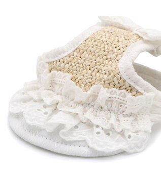 PET PARADISE ペットパラダイス フリル キャップ ＳＭ～Ｍ/Ｌ ホワイト×ベージュ