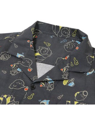 Mother garden しろたん アロハシャツ 半袖 《百たん夜行》 ユニセックス 百たん夜行