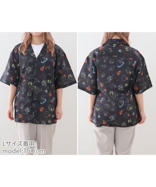 Mother garden しろたん アロハシャツ 半袖 《百たん夜行》 ユニセックス 百たん夜行