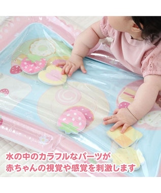 Mother garden マザーガーデン スウィーツ ウォーターマット ベビーウォータープレイマット ピンク(淡)