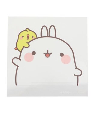 Mother garden マザーガーデン MOLANG モラン 防水・UV加工 どこでもステッカー ≪ひょっこり柄≫ 単品 -