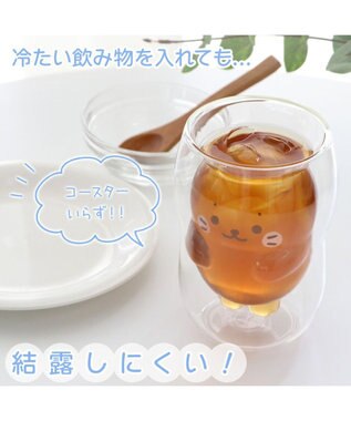 Mother garden しろたん ダブルウォールグラス 《ほっぺ》 ほっぺ