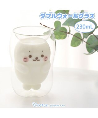 Mother garden しろたん ダブルウォールグラス 《ほっぺ》 ほっぺ