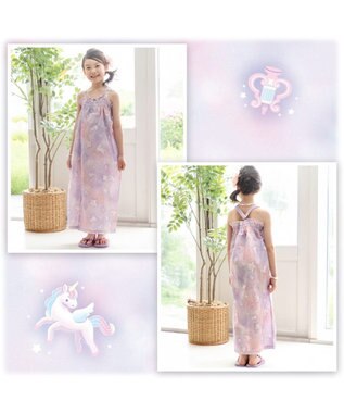 Mother garden 2025 マザーガーデン ユニコーン 2Way 浴衣  《ミルキーウェイ》　110/120/130/140 ミルキーウェイ