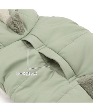 PET PARADISE ペットパラダイス 線赤外線 恐竜  綿入り ベスト 小型犬 グリーン