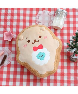 Mother garden しろたん らっこいぬ アイシングクッキー クッション 34cm らっこいぬ