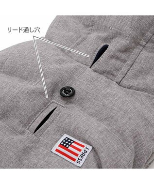 PET PARADISE J.PRESS 中綿コート 《杢グレー》 小型犬 杢グレー