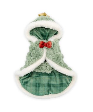 PET PARADISE ペットパラダイス ツリーポンチョ 2025 中型犬 大型犬 グリーン