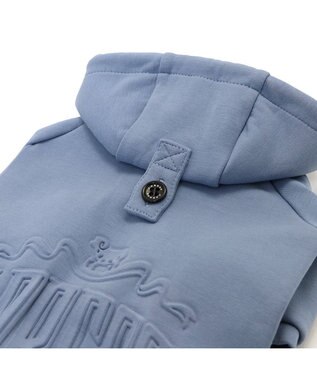 PET PARADISE J.PRESS エンボス パーカー 【小型犬】 水色