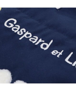 PET PARADISE リサとガスパール 遠赤外線 綿入り ベスト 《ポーチ風》 ネイビー