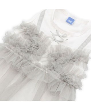 PET PARADISE ペットパラダイス チュール タンクトップ 《グレー》 小型犬 グレー