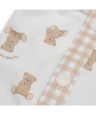 PET PARADISE ペットパラダイス くまちゃん 接触冷感 背中開き タンクトップ 小型犬 ホワイト×ブラウン