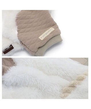 PET PARADISE ペットパラダイス ボアジャケット 襟付き 小型犬 -