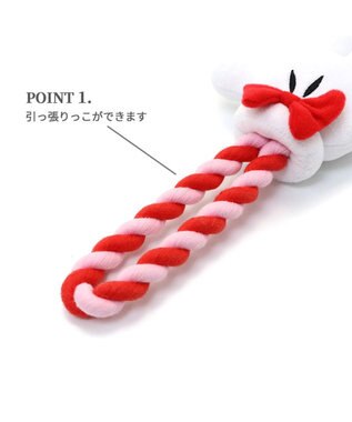 PET PARADISE ディズニー ミニーマウス 《手のロープトイ》 犬用おもちゃ -