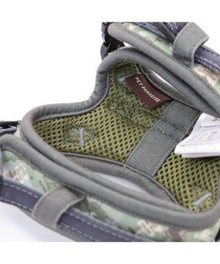 PET PARADISE ペットパラダイス やさしい ハーネス 迷彩 ３Ｓ 〔小型犬〕 カーキ