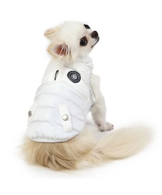  J.PRESS 綿入り フライト ベスト 《ホワイト》 小型犬
