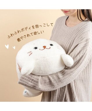 Mother garden しろたん メルティ 抱き枕 55cm ホワイト