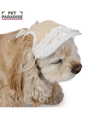 PET PARADISE ペットパラダイス フリル キャップ ＳＭ～Ｍ/Ｌ