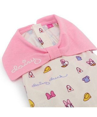 PET PARADISE ディズニー デイジーダック  お揃い エコメッシュ タンクトップ 小型犬 ホワイト×ピンク