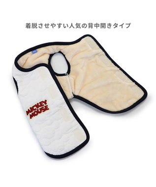 PET PARADISE ディズニー ミッキーマウス 遠赤外線 ベスト 小型犬 白~オフホワイト