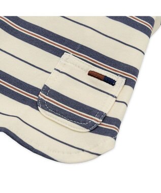 PET PARADISE ペットパラダイス  ペティヒー ト Tシャツ 《マルチボーダー 》中型犬 大型犬 ベージュ×グレー