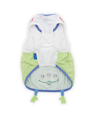 PET PARADISE ディズニー トイ・ストーリー エイリアン お顔 ポケットクール タンクトップ 小型犬 グリーン