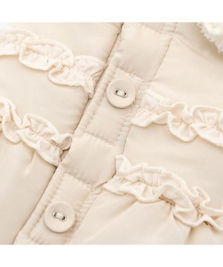 PET PARADISE ペットパラダイス 遠赤外線 苺襟付き 綿入れ ベスト  小型犬 ベージュ