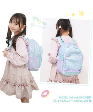 Mother garden マザーガーデン  子供用 リュックサック 【Ｍサイズ】《 ユニコーン / 野いちご 》 ハピネス柄