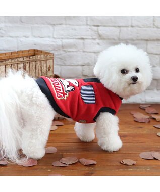 PET PARADISE スヌーピー ワンダフルストレッチ トレーナー 《寝転び》 小型犬 赤