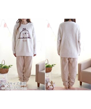 Mother garden マザーガーデン MOLANG モラン ニット ルームウェア 上下  サイズ ベージュ