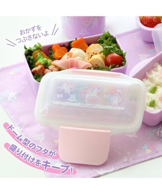 Mother garden マザーガーデン ユニコーン ２段 お弁当箱 ドーム型 《ハピネス柄》 560mL 日本製 -