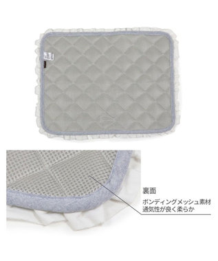 PET PARADISE ペットパラダイス クールマット 《トワルドジュイ柄》 S ホワイト×ブルー