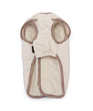 PET PARADISE ペットパラダイス フリル キルトベスト 小型犬 オフホワイト