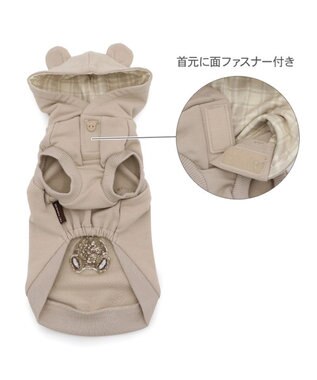PET PARADISE ペットパラダイス くまちゃん パーカー 《モカ》 小型犬 モカ