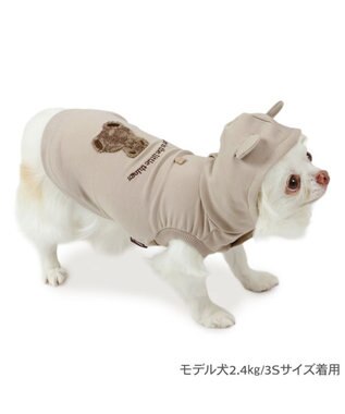 PET PARADISE ペットパラダイス くまちゃん パーカー 《モカ》 小型犬 モカ