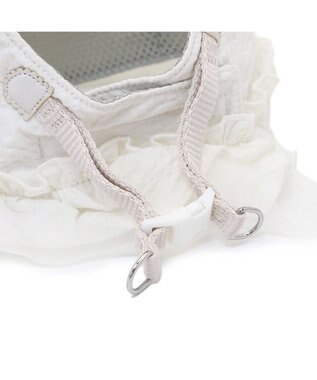 PET PARADISE cherircouture フリフリハーネス 《ホワイト》 小型犬 ４Ｓ/３Ｓ ホワイト