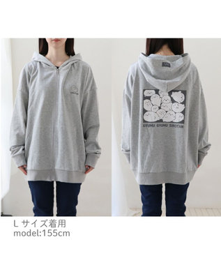 Mother garden しろたん ジップパーカー 《つみつみ》 ユニセックス つみつみ